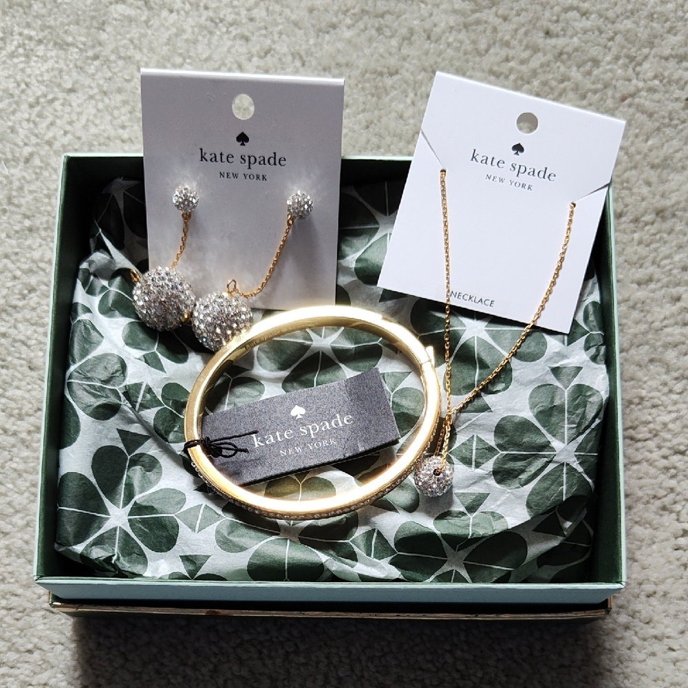 NWT Kate Spade Gold and Silver Jewelry Set